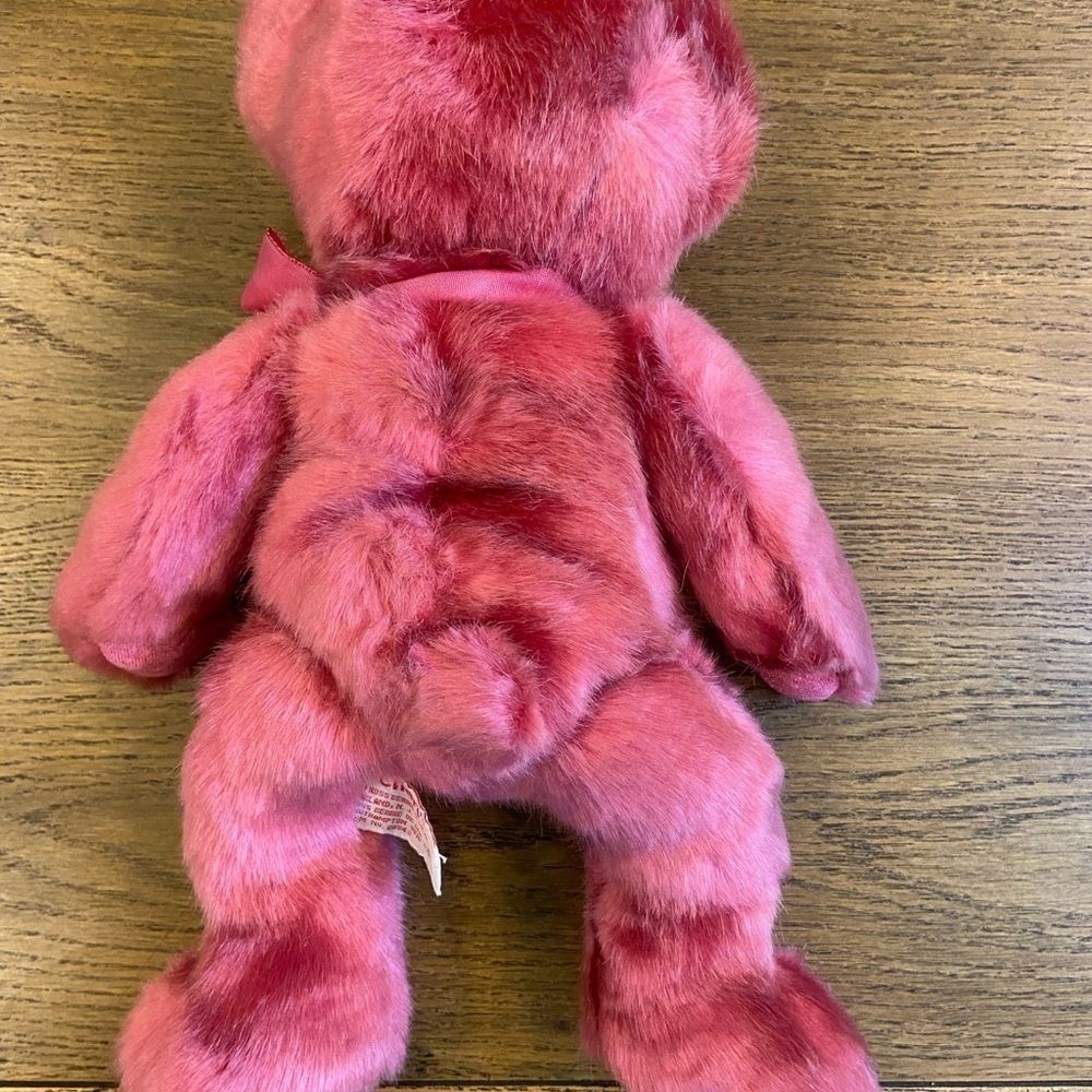 Russ Pink 12.5” “Cheri” Furry Teddy Bear - Picture 3 of 6